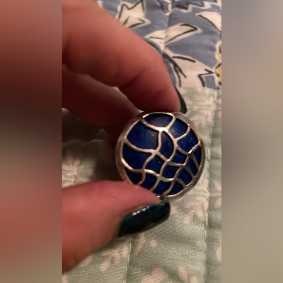 Set of Lapiz Azul and Sterling Silver - Picture 3 of 3